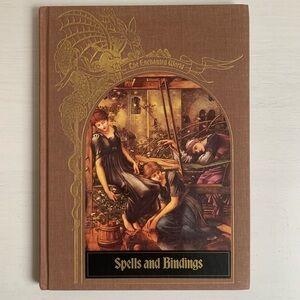 Vintage 1986 The Enchanted World SPELLS AND BINDINGS Canvas Hardcover Book